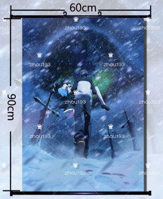 Anime Re:zero Rem/subaru Wall Scroll Poster Home Decor Art Gift Cos 60 90cm
