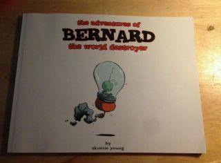Signed Skottie Young Sketchbook: Bernard The World Destroyer F/vf