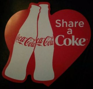 Coca Cola Heart Shaped Share A Coke Magnet