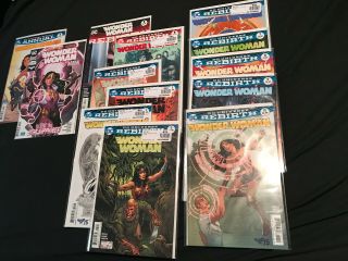 Wonder Woman Rebirth Dc Complete Comic Book Set 1 - 70,  Annuals 1 2 Witching Hr