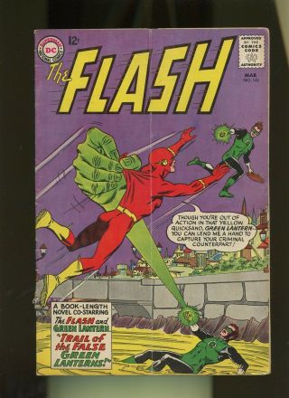 Flash 143 Gd,  2.  5 1 Book Dc Comics Barry Allen Green Lantern Hal Jordan