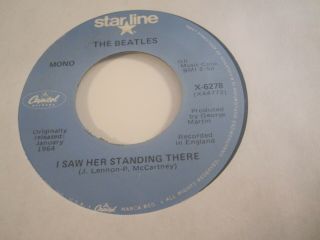 Beatles - Capitol Blue Starline 45rpm - I Saw Her Standing There - Nm -