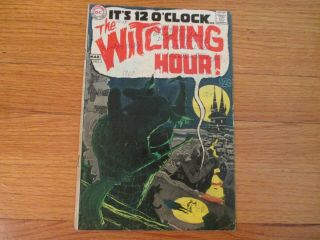 Dc The Witching Hour 1 1969 Horror Silver Age Comic More Comics