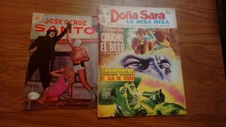 El Santo,  El Enmascarado De Plata Comics In Spanish Vintage Num 1056