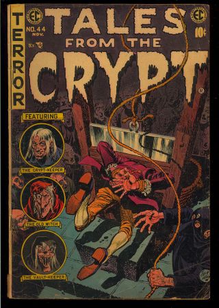 Tales From The Crypt 44 Pre - Code Golden Age Ec Horror Comic 1954 Vg -