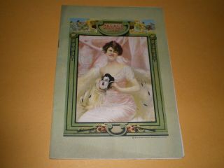 1916 Chicago Palace Music Hall Program Brochure Color Edelweiss Beer Ad 2