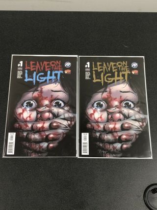 Anartic Press Comics Leave On The Light 1 A & Gold Foil Covers 2019 Nm