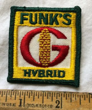 Vintage Funk’s Hybrid Seed Embroidered Patch Corn