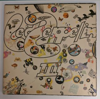 Led Zeppelin Iii (3) Vinyl Lp 1970 Atlantic Sd - 7201 Very Good Gatefold Pinwheel
