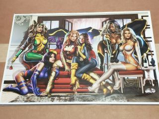 Greg Horn X - Men Divas Art Print - Signed 13 " X19 " Nm Conition