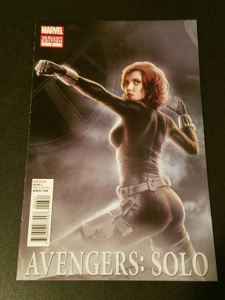 Avengers: Solo 3 Black Widow Variant Rare Movie Coming Marvel Vf/nm One Day