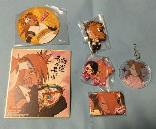 Naruto Boruto Chouchou Sarada Shikishi Rubber Strap Can Badge Coaster Keychain