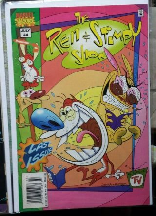 Marvel Comics Ren and Stimpy: 40,  41,  42,  and 44.  VF.  Last of the Run 5