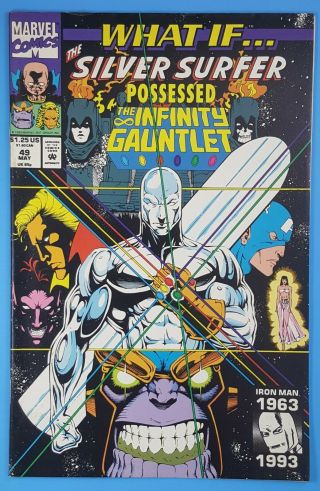What If.  ? 49 Silver Surfer Possessed The Infinity Gauntlet Marvel Comics