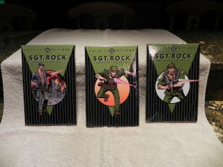 Sgt.  Rock Dc Archive Editions Vol 1 - 2 And 3 Factory.