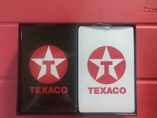 Vintage Double Deck Playing Cards - Texaco Inc Oil -