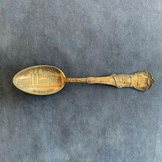 Antique Souvenir Sterling Silver Spoon St Louis 1904 World 