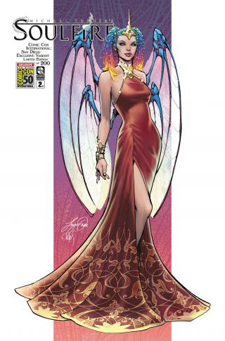 Turner Soulfire 2 San Diego Comic Con 2019 Exclusive Siya Oum Cover Book