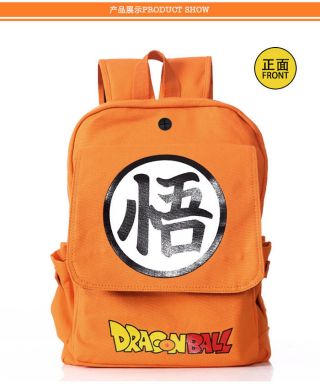 Anime Dragon Ball Student School Backpack Canvas Shoulder Messenger Bag