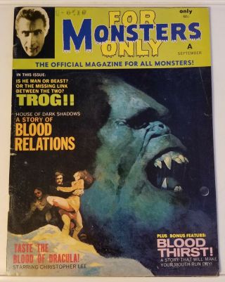 For Monsters Only Vol.  1 No.  9 - September 1971