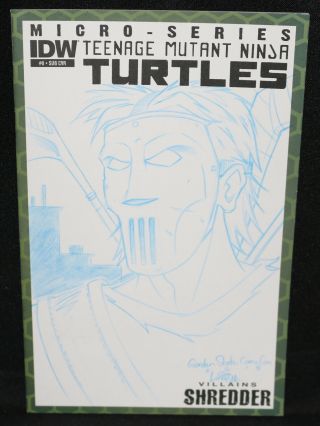 Teenage Mutant Ninja Turtles Ms 8 Blank Variant Casey Jones Art Steve Lavigne