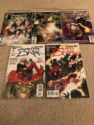 Dc Comics Justice League Dark Comics 1 - 5 The 52 Hot Book 1,  2,  3,  4,  5
