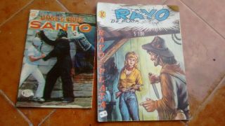 El Santo,  El Enmascarado De Plata Comics In Spanish Vintage Num 1055