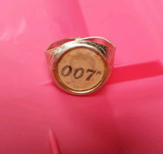 James Bond - 007 Sean Connery Vintage Flicker Ring (RARE PIECE) EX 2