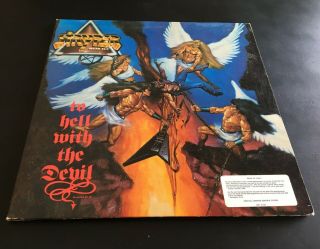 Stryper To Hell With The Devil Vinyl Gatefold Limited Edition Cover 1986 Vg,