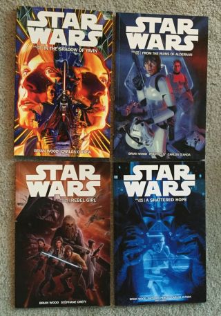Star Wars Vol 1 2 3 And 4 Tpb Dark Horse Brian Wood