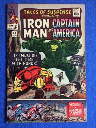 Tales Of Suspense 69 Low/mid Grade Silver Age Marvel Comic Iron Man