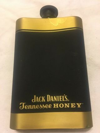 Jack Daniels Tennessee Honey Whiskey Flask Stainless Steel 4oz