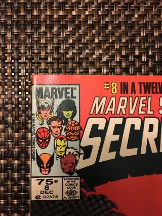 Marvel Heroes Secret Wars 1 - 12 (1984,  Marvel) With Spider - Woman Card 9.  8 5