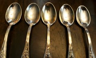 ARG.  800 11 Spoons & 1 Large Serving Spoon Vintage Italian Silverware 3