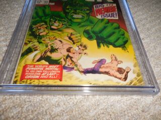 1968 Marvel The Incredible Hulk 102 CGC 6.  0 4