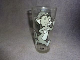 Tom The Cat,  1975 Pepsi Collector Series Glass,  Mgm Inc. ,  From Tom & Jerry Show