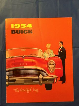 1954 Buick " Roadmaster Century Skylark Special " Car Dealer Sales Brochure