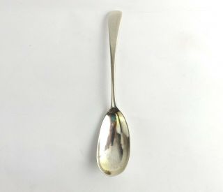 Egg Spoon Sterling Silver Engraved S Old English Pattern Richard Crossley 1797