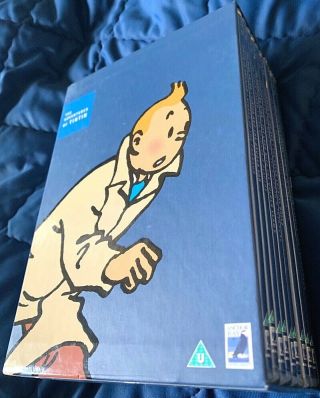 THE COMPLETE ADVENTURES OF TINTIN 10 disc DVD set Herge 2