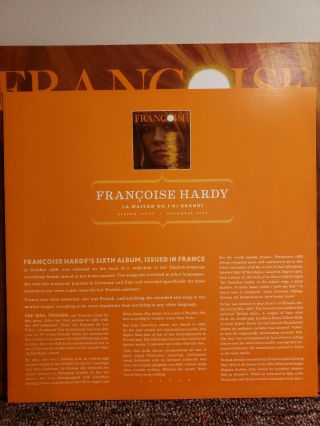 Francoise Hardy - La Maison Ou J ' ai Grandi Vinyl LP Reissue Remastered Mono 4
