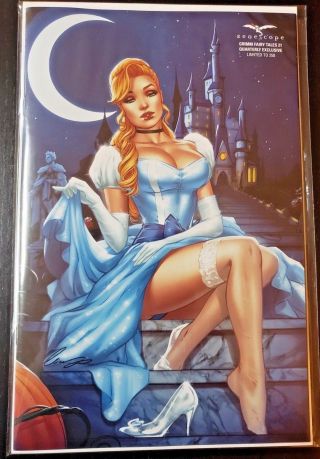 Grimm Fairy Tales Of Terror 21 1/250 Quarterly Cosplay Exclusive Cinderella Nm