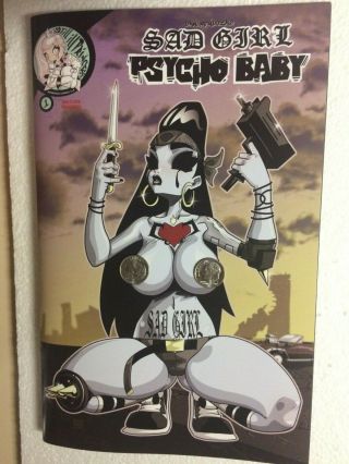 Sad Girl Psycho Baby 1 Dan Mendoza Naughty Cover Kickstarter Only Cvr Mn
