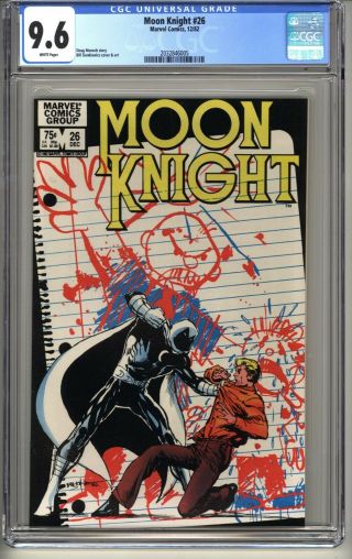 Moon Knight 26 Cgc 9.  6 Wp Nm,  Marvel Comics 12/82 Bill Sienkiewicz (vol 1)