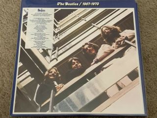 The Beatles 1967 - 1970 Blue Album 180g Gatefold 28 Classic Songs Vinyl 2 Lp