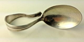 Vintage Lovely Sterling Silver " Baby Spoon " By Simpson,  Hall,  Miller & Co