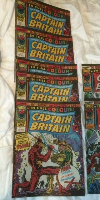 Rare Captain Britain No 2 Uk Weekly Speical Origin Issue 20th Oct 1976