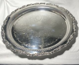 Rare Oneida Silver Plate Serving Tray Platter Vintage Silverplate Antique 1925
