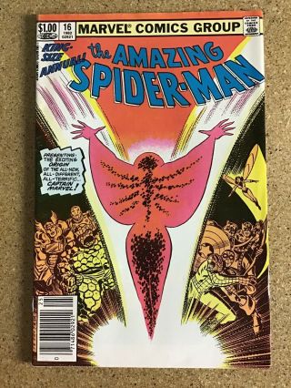 The Spider - Man Annual 16 1st Appearance Monica Rambeau & Origin (a2)