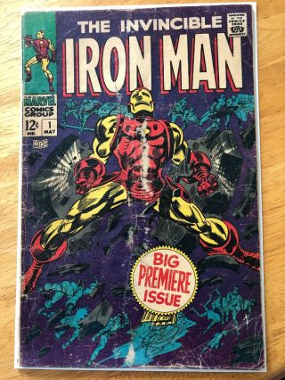 Iron Man 1 (may 1968,  Marvel) Awesome Key Buy It Now