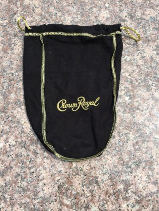 Crown Royal Bag Black Large 1.  75l